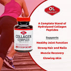 Olympian Labs Multi Collagen Complex Type I, II, III, V, X, Hair, Nails, Joint, Gut Health, 90 Caps, 30-Day Supply