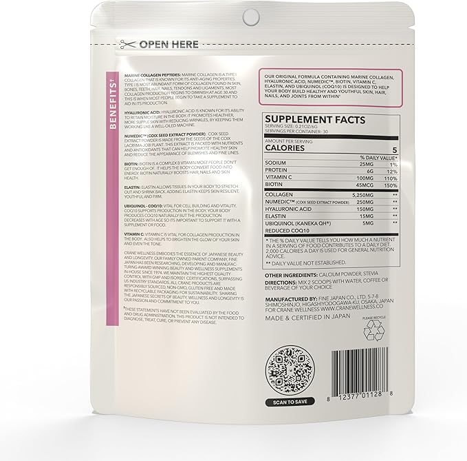 Radiant Renew - Marine Collagen Complex Powder | Non-GMO, Gluten Free, Made in Japan