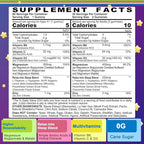 Magnesium Glycinate Gummies for Adults & Kids 4+, Sugar Free Magnesium Bisglycinate Supplement 400/200mg with B6D3, 5HTP, L-Theanine for Sleep & Relaxation, Brain, Muscle, Melatonin Free Gummies,2Pack