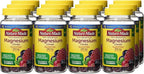 Nature Made High Absorption Magnesium Citrate 200mg Gummies, 60 Count, Mixed Berry, 60 Count (Pack of 12)