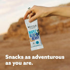 Mezcla Puff-Crispy Plant Based Protein Bars - Maple Blueberry - Healthy Snacks for Adults & Kids - Granola Bars for School, Travel, Office Snacks - Gluten Free, Vegan, Non GMO, 10g Protein - 12 Count