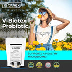 V-Biotex - Pure L. Crispatus Probiotic Powder | Vaginal Probiotic | Promotes Vaginal & Urinary Health | Yeast Infection & Bacterial Vaginosis Support | 240 Doses