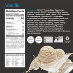 OWYN Only What You Need Pro Elite Vanilla Flavored Protein Powder, 32g Protein, 0g Sugar, 4g Fiber, High Protein, Dairy Free, Gluten Free, Plant Based Protein Powder, 2.9LB