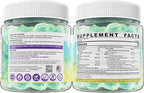 GABA Gummies 1000mg - Liposomal Calm Mood Gummies with L-Theanine, Magnesium Glycinate, Ashwagandha, 5htp, Inositol, Melatonin-Free for Zzz Better, GABA Supplements for Adult, Sugar-Free 60Cts