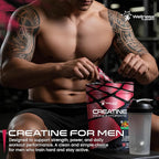 WELLNESS LABSRX Creatine Monohydrate Powder Sachets 300g – Fruit Punch Flavor Micronized Creatine Powder Supplement, Creatine for Women and Men, Supports Strength, Energy, Performance - 60 Servings