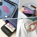 NatureTouch Weekly Pill Organizer, BPA Free Medicine Organizer Rainbow 7 Day Pill Box, Daily Portable Pill Conatainer for Pills/Vitamin/Fish Oil/Supplements [Lastest Version],Purple