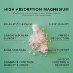 AMANDEAN Magtein Magnesium Complex. L-Threonate, Glycinate, Malate Triple Blend Chelated Magnesium Supplement. 90 Veggie Capsules. High Absorption Branded Ingredients. Brain Health, Sleep, Calm*.