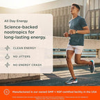 Genius Caffeine - Sustained-Release Microencapsulated Caffeine Pills for Smooth, Long-Lasting Energy & Focus - No Jitters or Crash - 100mg per Capsule - 100 Servings - Natural Performance Booster