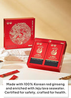 Korean Food Sanglimwon Red Ginseng Gold Stick, 7mg Ginsenosides, 30 Sticks, Korean Panax Ginseng Extract for Vitality and Wellness, 상림원 홍삼, Total 300ml (10.14 fl oz)
