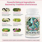 Menopause Supplements for Women -Women Multivitamin for Wellness & Vitality -Herbal Support for Hormone Balance & Emotional Comfort -Ideal for Hot Flash & Night Sweat -90 Capsule
