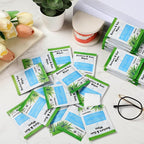 Timgle 100 Pcs Denture Cleaning Wipes Refreshes Mouth Deep Cleaning Wipes for Remove Denture Adhesive, Food Debris, Stains and Odor (Classic)