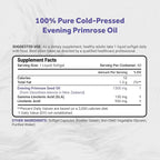 Naturalis Evening Primrose Oil (1300mg) | Natural from New Zealand | Non-GMO, Soy & Gluten Free, Zero Filler | 60 Softgels