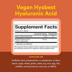 Natural Factors - Hyabest Hyaluronic Acid, Supports Healthy Joints & Skin, 60 Vegetarian Capsules