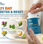 Dr. Tobias Liver 21 Day Cleanse - Herbal Liver Detox Cleanse with Milk Thistle Dandelion Root & Artichoke Extract | Supports Liver Health & Digestion (63 Vegetarian Capsules (126 Count (Pack of 2))