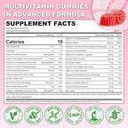 90 Count | Methylated Multivitamin Gummies for Women – Womens Multivitamin Gummies with B Complex, Minerals, CoQ10, Myo-Inositol for Energy, Hormone Balance & Immune Support Sugar Free