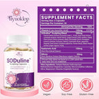 Anti Cellulite Supplement, SODuline™ Sculpting Capsules with French Melon SOD & Phyto Beadlets, Cellulite Reduces, Cellulite Remover for Legs, Skin Smoothing & Thighs, Collagen Supplements, 60 Caps
