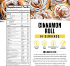 Ambrosia Planta - Premium Plant-Based Protein | Vegan & Keto Friendly | Gourmet Flavors with No Bloating or Stomach Upset | Gluten & Soy Free | No Added Sugar | 14 Servings | (Cinnamon Roll)