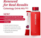 FOODOLOGY Coleology Drink Mix PRO | 3,000mg Prebiotic Fiber & Metabolism Support | Daily Pomegranate Stick Powder for Gut Health & Weight Management | 15 Sticks