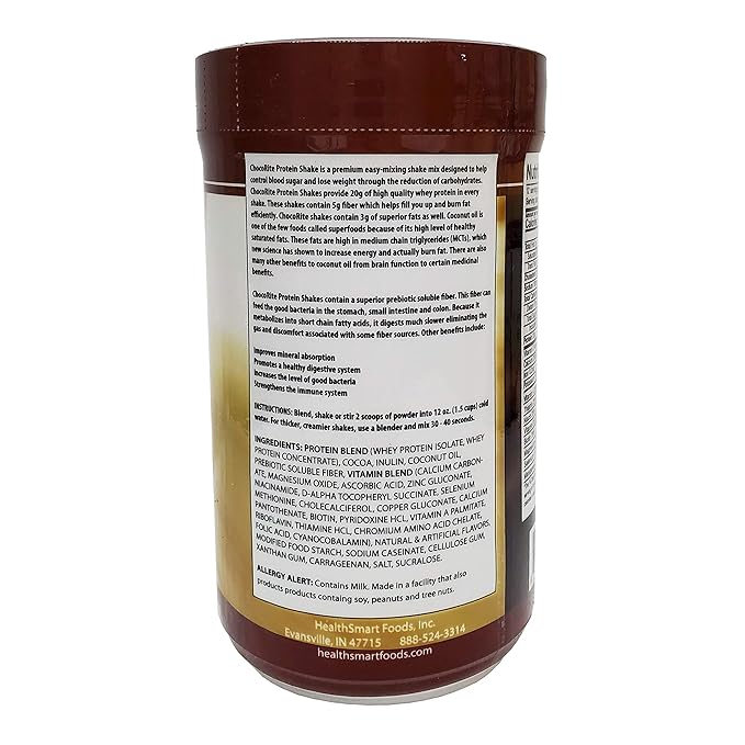 ChocoRite Protein Chocolate Supreme Shake Mix, Chocolate Supreme, 15.3 Ounce