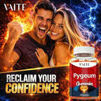 VAITE Pygeum Supplement Gummies 500mg - Vegan Chewables with Africanum Bark Extract, Plant-Based Supplements for Male, Non-GMO Gluten-Free, Sugar-Free, Gelatin-Free, 60 Chews Gummy