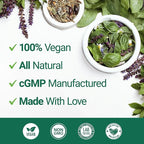 Nested Naturals Luna Sleep Aid - Non-Habit Forming Natural Sleeping Pills for Adults with Naturally Sourced Ingredients - Valerian Root, Melatonin, Chamomile, Lemon Balm, and More - 120 Vegan Capsules
