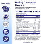Blue Stork Fertility Supplement Gummies for Men - Male Prenatal Vitamins, Conception Support for Him - Reproductive Health, Hormonal Balance & Motility - 90 Count