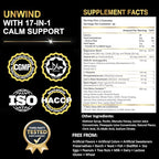 Magnesium Glycinate Stress & Cortisol Support Gummies | Calm Focus by Day, Deep Sleep by Night | 17-in-1 with KSM-66® Ashwagandha, L-Theanine & Lion’s Mane