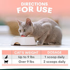 Petz Park Hip + Joint Cat Supplement 60 Scoops, Cat Joint Supplement with Glucosamine, Chondroitin and MSM, Cat Food Topper for Wet and Dry Food, Mobility and Joint Support, Made in Australia