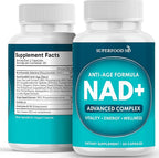 NAD+ Supplement - Liposomal + Resveratrol for Women & Men, Astaxanthin, CoQ10, Alpha Lipoic Acid, Green Tea, Urolithin - 60 Capsules