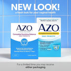 AZO Complete Feminine Balance Daily Vaginal Probiotics for Women, Clinically Proven to Help Protect Vaginal Health, Helps balance pH and yeast, 60 Count