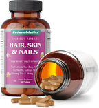 Futurebiotics Hair, Skin & Nails Beauty MultiVitamin with Biotin, Hair Vitamins and Skin Vitamins that Promote Healthy Hair and Nail, 180 Tablets