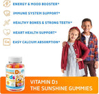 DR. MORITZ Vitamin D Gummies for Kids and Adults (2000 IU) - Chewable Kids Vitamin D Supplement for Immune Support - Vegetarian and Gelatin-Free, 2 Pack (120 Count)