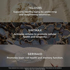 The Genius Brand Genius Eternal - Cellular Repair Supplement for Daily Clarity - Supports Brain Health, Endurance, Energy, Focus, Memory & Vitality - Non-GMO - 60 Veggie Capsules
