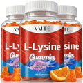 L-Lysine 1000mg Gummies - Supports Skin, Lip, Vegan, Gluten Free, 60 Chewable Lysine for Adults, Vitamins Tissue Health & Immune System, Amino Acid Vitamin Supplement & Complex Supplements (3 Pack)