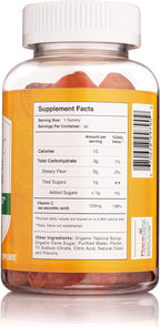 Pharmvista Vitamin C 125mg Gummy - Vegan, Gluten Free Supplement - 90 Count