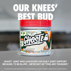 GHOST Joint Supplement, Orange Cream (30 Servings) - Daily Joint Maintenance Supplement for Men & Women - Glucosamine HCL, Chondroitin Sulfate & Curcumin - Cartilage, Bones & Joint Support