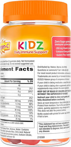 Emergen-C Zero Sugar Immune Support Kidz Gummies, 36 Count (Pack of 2)