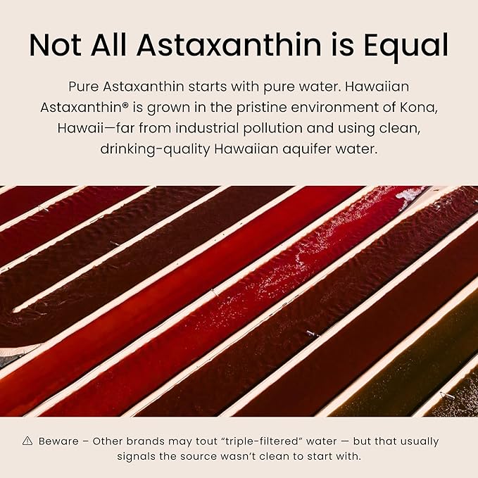 Nutrex Hawaii BioAstin Hawaiian Astaxanthin - 12mg, 25 Softgels - Farm-Direct Premium Antioxidant Supplement to Support Eye, Skin, Joint & Immune System Health - Non-GMO & Gluten-Free
