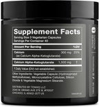 Toniiq 1500mg Ultra High Purity Ca AKG Supplement - 99%+ Highly Purified and Bioavailable Calcium Alpha-Ketoglutarate - Calcium AKG Longevity Supplement - 120 Ca-AKG Vegetarian Capsules
