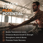 Peak Potential 12-in-1 Testosterone Support for Men – Natural Strength, Energy & Muscle Builder with Tongkat Ali, Ashwagandha & Fenugreek – 90 Capsules