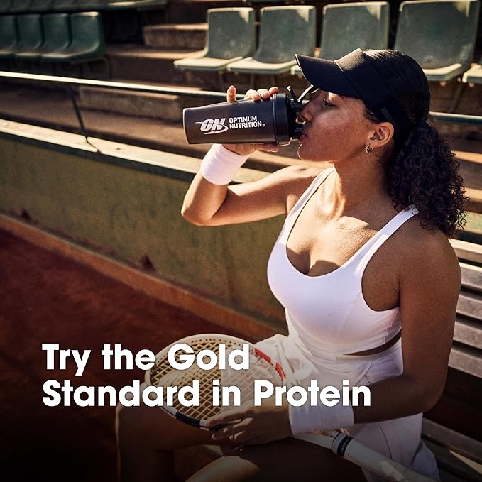 Optimum Nutrition Gold Standard 100% Whey Protein Powder, Vanilla Ice Cream, 1 Pound (Pack of 1)