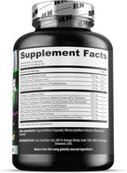 Iron Labs Nutrition: Cycle Support Plus NAC (N-Acetyl-L-Cysteine) - On Cycle Support Supplements for Men - N Acetyl L Cysteine and Milk Thistle (240 Capsules)