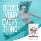 NaturesPlus Collagen Peptides, Chocolate - 0.83 lb Powder - Hair, Skin, Nail & Joint Health, Immune System Support - Non-GMO, Gluten Free - 14 Servings