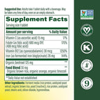 MegaFood Blood Builder - Iron Supplement Clinically Shown to Increase Iron Levels Without Side Effects - Iron Supplement for Women with Vitamin C, Vitamin B12 and Folic Acid - Vegan - 60 Tabs