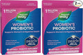 Nature's Way Women's Probiotic Pearls, Supports Women's and Digestive Health*, Protects Against Occasional Constipation & Bloating*, 1 Billion Live Cultures, 90 Softgels, (Pack of 2)