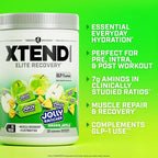 Xtend Original BCAA Powder, 7g BCAAs and 2.5g L-Glutamine for Muscle Recovery, Hydration, and Lean Muscle, Sugar Free Intra and Post Workout Drink with, Green Apple Jolly Rancher, 30 Servings