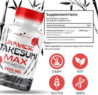 Takesumi Activated Charcoal Capsules 2500MG - Pure Activated Charcoal Supplement from Bamboo for Max Absorption, Detox & Gut Nutrition - 120 Vegetarian Capsules by Powered X Plants