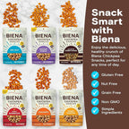 BIENA Chickpea Snacks - Crunchy Roasted Chickpeas - High Fiber Vegan Protein Snack for Adults & Kids - 6-Pack, 5 oz Bags - BBQ, Habanero, Honey Roasted, Lil' Bit of Everything, Sea Salt, Rockin' Ranch