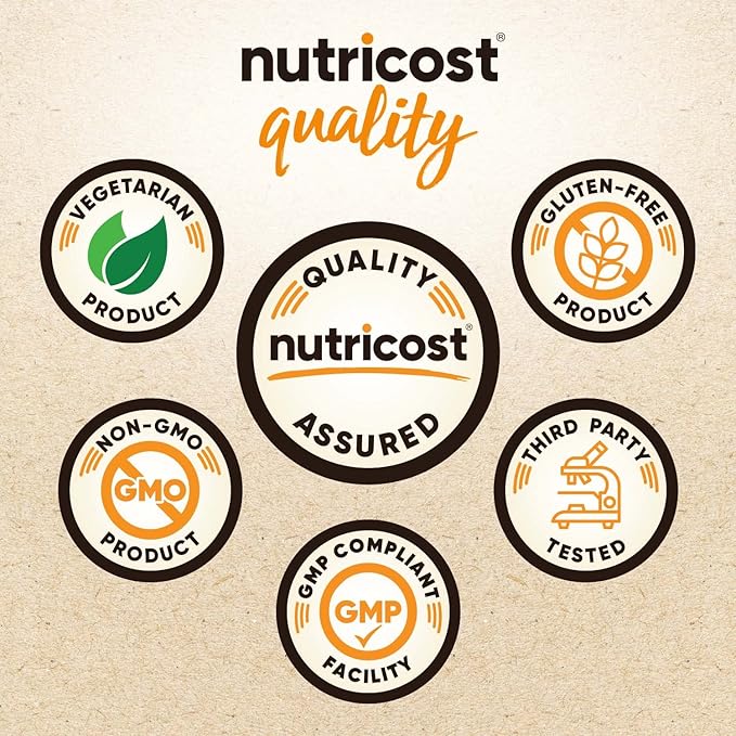 Nutricost Organic Resveratrol (600mg) 120 Capsules - USDA Organic, CCOF Certified, Vegan, GMO-Free, Gluten-Free, 60 Servings