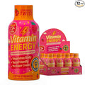 Vitamin Energy Immune+ Extra Strength Energy Shot Strawberry Twist 12 Pack, 260mg Natural Caffeine, B-Vitamins, Citicoline, Green Tea, Immunity & Focus Support, Zero Sugar, Gluten-Free 1.93 fl oz